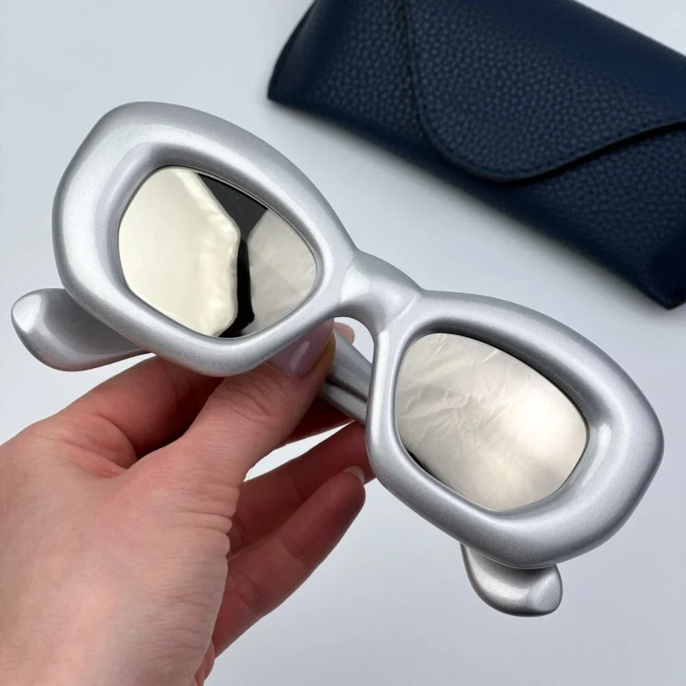 Loewe Men BRAND NEW Sunglasses LW40117I 20C Metallized Grey Smoke Mirror